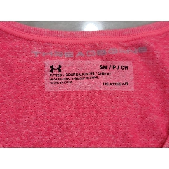 Under Armour Women's Threadborne Heathered Top Small - Picture 5 of 16